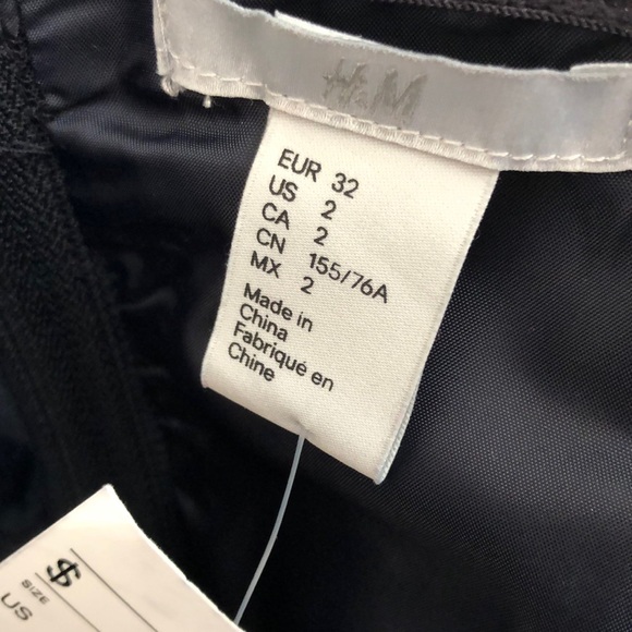 H&M Navy Strapless Dress - Picture 3 of 4